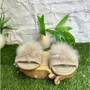 Aquazzura | Shoes | Aquazzura Foxy Faux Shearling Pompom